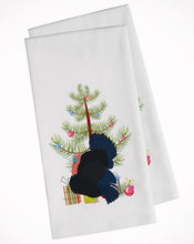 Load image into Gallery viewer, Norfolk Black Turkey Christmas Kitchen Towels – Set of 2 - Decorative &amp; Absorbent Cotton | BB9352WTKT