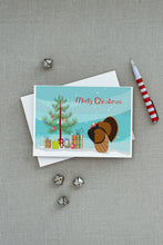 Load image into Gallery viewer, Bronze Turkey Christmas Greeting Cards -  Blank Note Cards – 8-Pack of Artist-Designed Cards with Envelopes