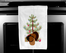 Load image into Gallery viewer, Bronze Turkey Christmas Kitchen Towels – Set of 2 - Decorative &amp; Absorbent Cotton | BB9353WTKT