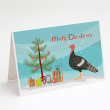 Load image into Gallery viewer, Marragansett Turkey Christmas Greeting Cards -  Blank Note Cards – 8-Pack of Artist-Designed Cards with Envelopes