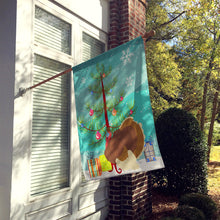 Load image into Gallery viewer, French Turkey Dindon Christmas Flag Canvas House Size BB9357CHF