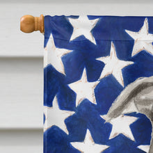 Load image into Gallery viewer, Staffordshire Bull Terrier Patriotic Flag Canvas House Size BB9360CHF