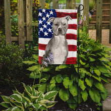 Load image into Gallery viewer, Staffordshire Bull Terrier Patriotic Garden Flag - Outdoor Decorative Yard Flag BB9360GF