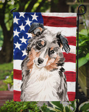 Load image into Gallery viewer, Australian Shepherd Patriotic Garden Flag - Outdoor Decorative Yard Flag BB9362GF