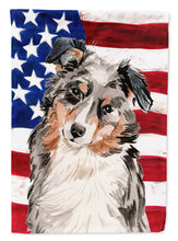 Load image into Gallery viewer, Australian Shepherd Patriotic Garden Flag - Outdoor Decorative Yard Flag BB9362GF