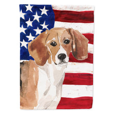 Load image into Gallery viewer, Beagle Patriotic Flag Canvas House Size BB9369CHF