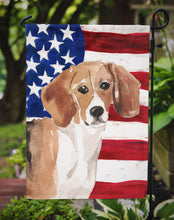 Load image into Gallery viewer, Beagle Patriotic Garden Flag - Outdoor Decorative Yard Flag BB9369GF