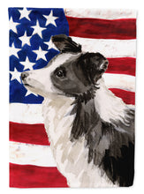 Load image into Gallery viewer, Border Collie Patriotic Garden Flag - Outdoor Decorative Yard Flag BB9373GF