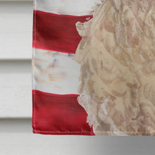 Load image into Gallery viewer, Champagne Cockapoo Patriotic Flag Canvas House Size BB9375CHF