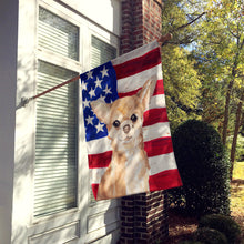 Load image into Gallery viewer, Chihuahua Patriotic Flag Canvas House Size BB9376CHF