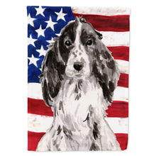 Load image into Gallery viewer, Black Parti Patriotic Flag Canvas House Size BB9378CHF