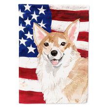 Load image into Gallery viewer, Corgi Patriotic Flag Canvas House Size BB9379CHF