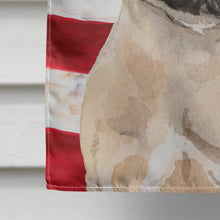 Load image into Gallery viewer, Fawn French Bulldog Patriotic Flag Canvas House Size BB9382CHF