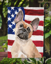 Load image into Gallery viewer, Fawn French Bulldog Patriotic Garden Flag - Outdoor Decorative Yard Flag BB9382GF