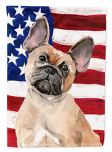 Load image into Gallery viewer, Fawn French Bulldog Patriotic Garden Flag - Outdoor Decorative Yard Flag BB9382GF