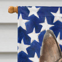 Load image into Gallery viewer, German Shepherd Patriotic Flag Canvas House Size BB9383CHF