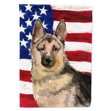 Load image into Gallery viewer, German Shepherd Patriotic Flag Canvas House Size BB9383CHF