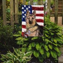 Load image into Gallery viewer, German Shepherd Patriotic Garden Flag - Outdoor Decorative Yard Flag BB9383GF