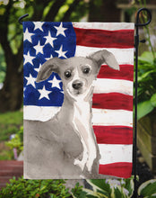 Load image into Gallery viewer, Italian Greyhound Patriotic Garden Flag - Outdoor Decorative Yard Flag BB9387GF