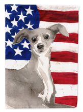 Load image into Gallery viewer, Italian Greyhound Patriotic Garden Flag - Outdoor Decorative Yard Flag BB9387GF