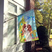 Load image into Gallery viewer, Blenheim Cavalier Spaniel Christmas Flag Canvas House Size BB9393CHF