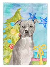 Load image into Gallery viewer, Staffordshire Bull Terrier Christmas Garden Flag - Outdoor Decorative Yard Flag BB9395GF