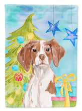 Load image into Gallery viewer, Brittany Spaniel Christmas Garden Flag - Outdoor Decorative Yard Flag BB9399GF