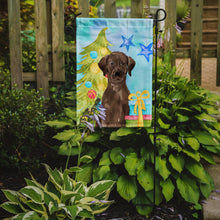 Load image into Gallery viewer, Chocolate Labrador Christmas Garden Flag - Outdoor Decorative Yard Flag BB9400GF