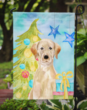 Load image into Gallery viewer, Yellow Labrador Christmas Garden Flag - Outdoor Decorative Yard Flag BB9401GF
