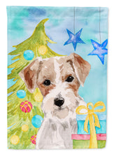 Load image into Gallery viewer, Wire Hair Jack Russell Christmas Garden Flag - Outdoor Decorative Yard Flag BB9403GF