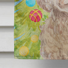 Load image into Gallery viewer, Champagne Cockapoo Christmas Flag Canvas House Size BB9410CHF