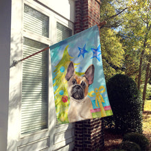 Load image into Gallery viewer, Fawn French Bulldog Christmas Flag Canvas House Size BB9417CHF