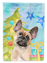 Load image into Gallery viewer, Fawn French Bulldog Christmas Garden Flag - Outdoor Decorative Yard Flag BB9417GF