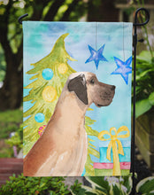 Load image into Gallery viewer, Fawn Natural Great Dane Christmas Garden Flag - Outdoor Decorative Yard Flag BB9419GF