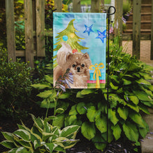 Load image into Gallery viewer, Pomeranian Christmas Garden Flag - Outdoor Decorative Yard Flag BB9425GF