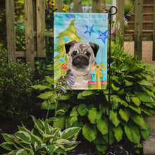 Load image into Gallery viewer, Fawn Pug Christmas Garden Flag - Outdoor Decorative Yard Flag BB9426GF
