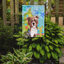 Load image into Gallery viewer, Red Staffie Bull Terrier Christmas Garden Flag - Outdoor Decorative Yard Flag BB9427GF