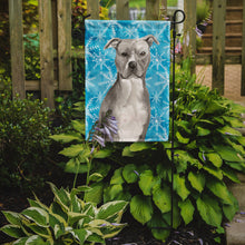 Load image into Gallery viewer, Staffordshire Bull Terrier Winter Garden Flag - Outdoor Decorative Yard Flag BB9430GF
