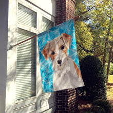 Load image into Gallery viewer, Wire Hair Jack Russell Winter Flag Canvas House Size BB9438CHF