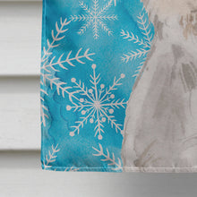 Load image into Gallery viewer, Wire Hair Jack Russell Winter Flag Canvas House Size BB9438CHF