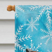Load image into Gallery viewer, Red Tan Dachshund Winter Flag Canvas House Size BB9441CHF