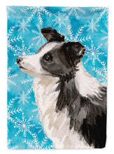 Load image into Gallery viewer, Border Collie Winter Garden Flag - Outdoor Decorative Yard Flag BB9443GF