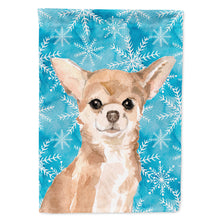 Load image into Gallery viewer, Chihuahua Winter Flag Canvas House Size BB9446CHF