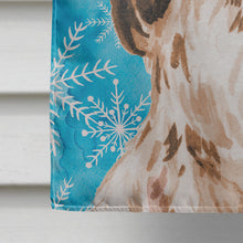 Load image into Gallery viewer, Brown Parti Winter Flag Canvas House Size BB9447CHF