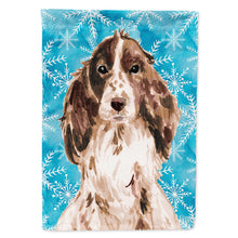 Load image into Gallery viewer, Brown Parti Winter Flag Canvas House Size BB9447CHF