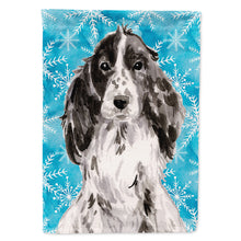 Load image into Gallery viewer, Black Parti Winter Flag Canvas House Size BB9448CHF