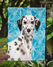 Load image into Gallery viewer, Dalmatian Winter Garden Flag - Outdoor Decorative Yard Flag BB9450GF