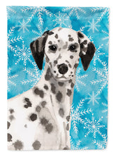Load image into Gallery viewer, Dalmatian Winter Garden Flag - Outdoor Decorative Yard Flag BB9450GF