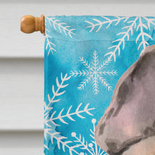Load image into Gallery viewer, Fawn French Bulldog Winter Flag Canvas House Size BB9452CHF