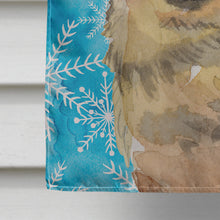 Load image into Gallery viewer, German Shepherd Winter Flag Canvas House Size BB9453CHF